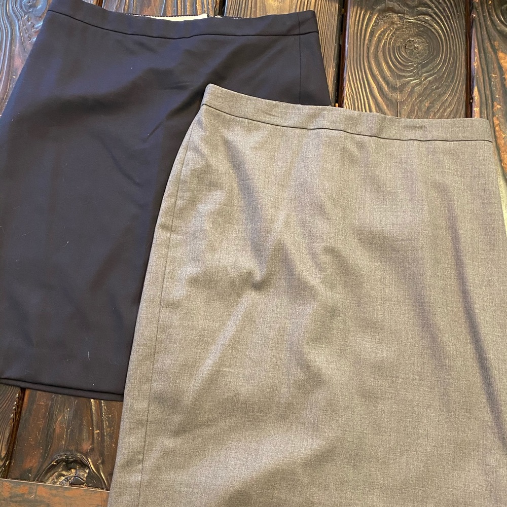 J.Crew size 6 pencil skirts. Sold as pair!